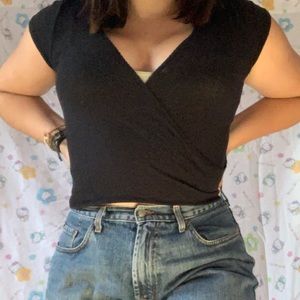 urban outfitters wrap shirt